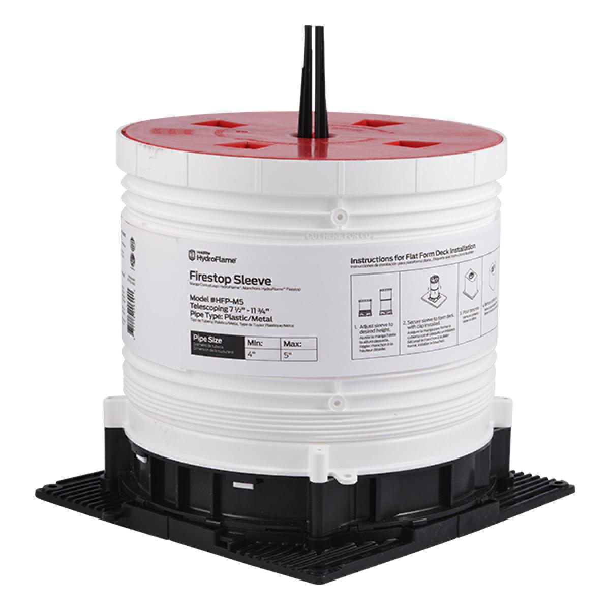 HydroFlame Pro Hollow Telescoping Firestop Sleeve | HoldRite